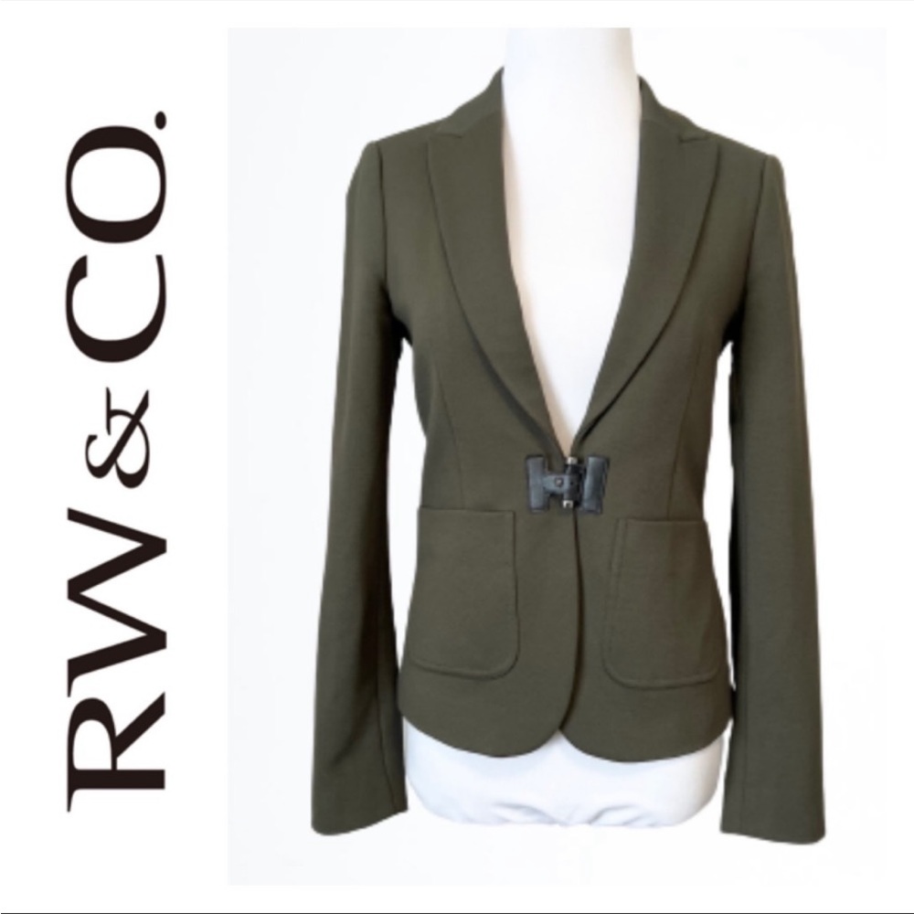 RW&CO. Olive Green Women's Blazer